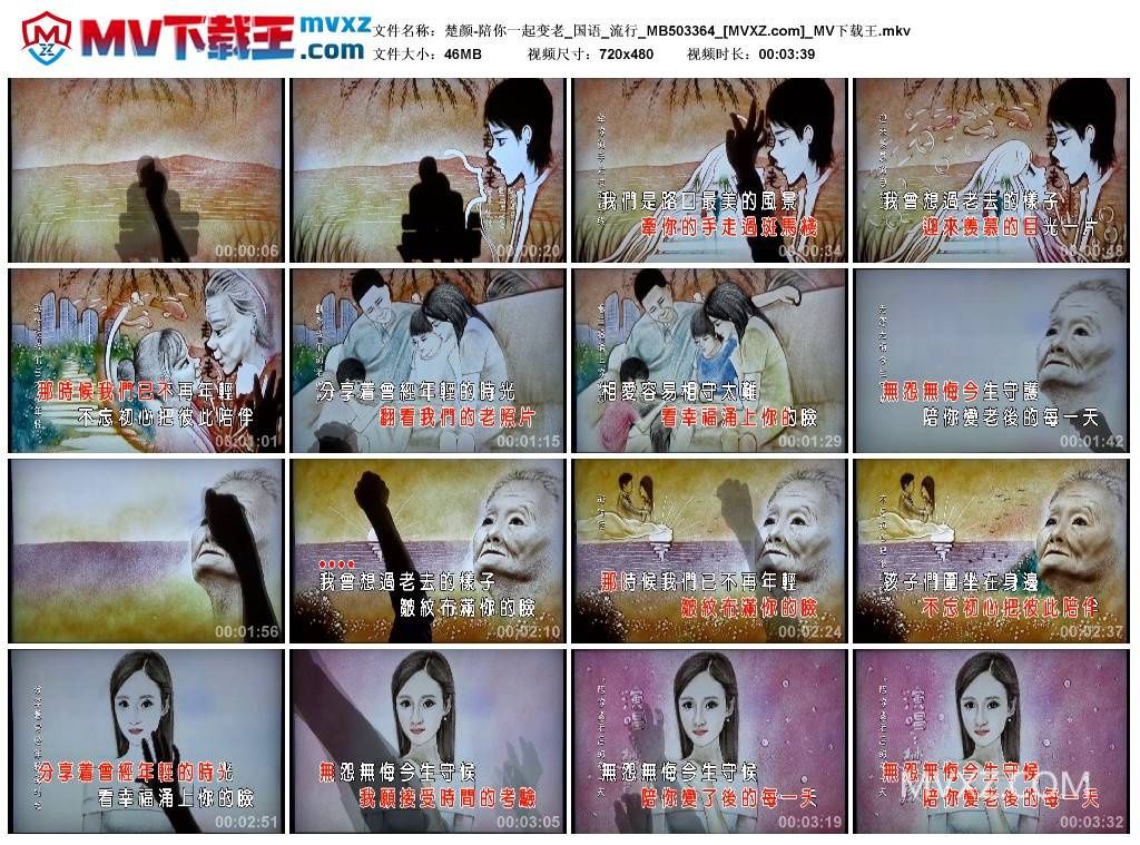 楚颜-陪你一起变老_国语_流行_MB503364